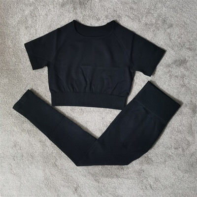 Σετ γυμναστικής γιόγκα Αθλητικά Γυναικεία Αθλητικά Αθλητικά Γυναικεία Αθλητικά Ενδύματα γυμναστικής Ψηλόμεση Κολλάν Σετ δύο τεμαχίων Σορτς Σετ Γυναικεία Ρούχα Γυμναστικής