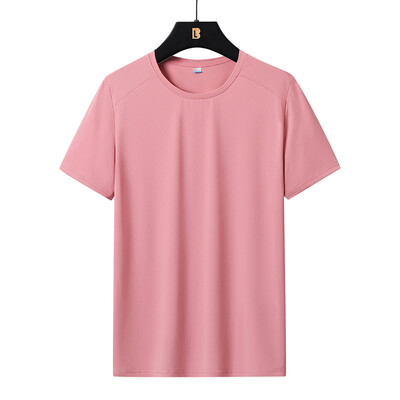 Νέο αθλητικό μπλουζάκι με κοντό μανίκι ζεύγος Ice Silk Καλοκαιρινό μπλουζάκι που απορροφά τον ιδρώτα και γρήγορα στεγνώνει αναπνεύσιμο γυναικείο μπλουζάκι