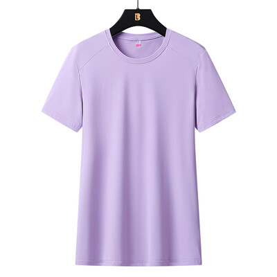 Νέο αθλητικό μπλουζάκι με κοντό μανίκι ζεύγος Ice Silk Καλοκαιρινό μπλουζάκι που απορροφά τον ιδρώτα και γρήγορα στεγνώνει αναπνεύσιμο γυναικείο μπλουζάκι