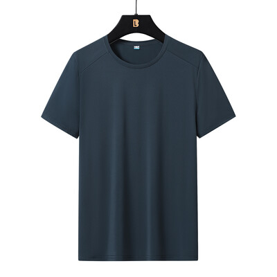 Νέο αθλητικό μπλουζάκι με κοντό μανίκι ζεύγος Ice Silk Καλοκαιρινό μπλουζάκι που απορροφά τον ιδρώτα και γρήγορα στεγνώνει αναπνεύσιμο γυναικείο μπλουζάκι