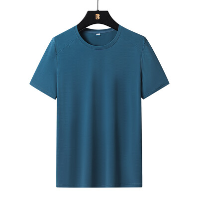 Νέο αθλητικό μπλουζάκι με κοντό μανίκι ζεύγος Ice Silk Καλοκαιρινό μπλουζάκι που απορροφά τον ιδρώτα και γρήγορα στεγνώνει αναπνεύσιμο γυναικείο μπλουζάκι