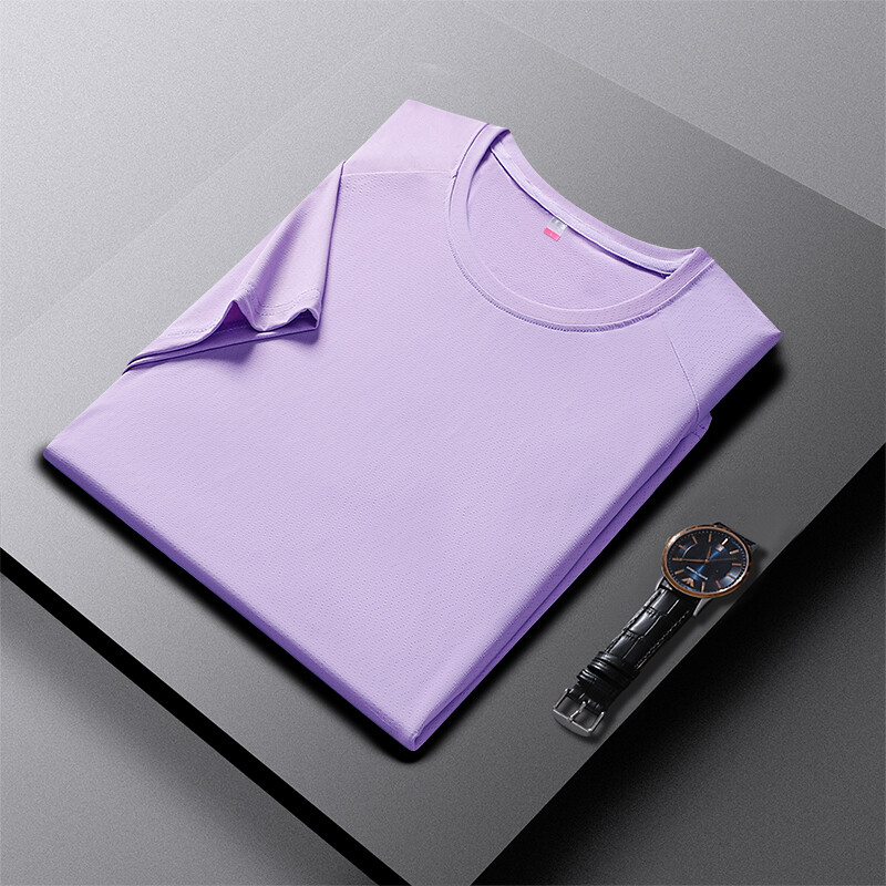 Νέο αθλητικό μπλουζάκι με κοντό μανίκι ζεύγος Ice Silk Καλοκαιρινό μπλουζάκι που απορροφά τον ιδρώτα και γρήγορα στεγνώνει αναπνεύσιμο γυναικείο μπλουζάκι