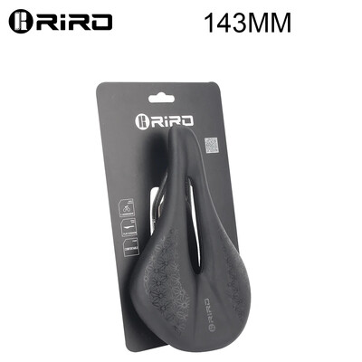 Σέλα RIRO από ανθρακονήματα Εξαιρετικά ελαφρύ κάθισμα ποδηλάτου δρόμου Μαλακό δέρμα MTB Cusion Mountain Bicycle Short Nose Race Bicycle Αξεσουάρ