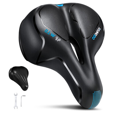 YOUNGDO Άνετο κάλυμμα σέλας ποδηλάτου PU Δερμάτινο τζελ Φαρδύ μαξιλάρι ποδηλάτου απορρόφησης κραδασμών για αξεσουάρ MTB Mountain Road Bike