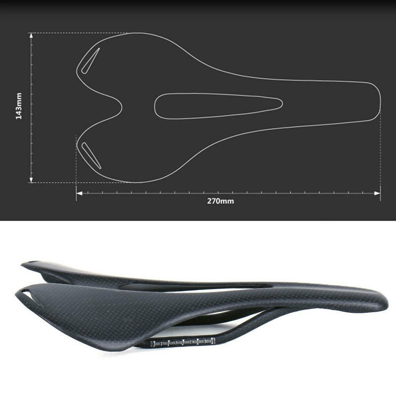 No logo 3K Matte/Gloss Full Carbon Saddle Seat for Road/MTB Mountain Bike Bicycle