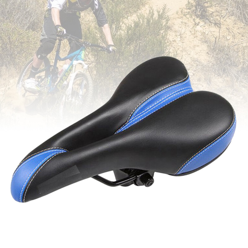 Σέλα ποδηλάτου Κάθισμα ποδηλάτου βουνού Άνετη σέλα δρόμου Mountain Sports Cushion Ποδηλατικό μαξιλάρι μαξιλαριού καθίσματος Μαύρο