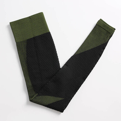 Κοντή μπάρα χωρίς ραφές Γυναικείο Σετ Γιόγκα Προπόνηση Αθλητικά Ρούχα Γυμναστικής Γυμναστική Μακρυμάνικο Κολάν Ψηλόμεσο Αθλητικά Κοστούμια