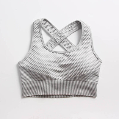 Κοντή μπάρα χωρίς ραφές Γυναικείο Σετ Γιόγκα Προπόνηση Αθλητικά Ρούχα Γυμναστικής Γυμναστική Μακρυμάνικο Κολάν Ψηλόμεσο Αθλητικά Κοστούμια