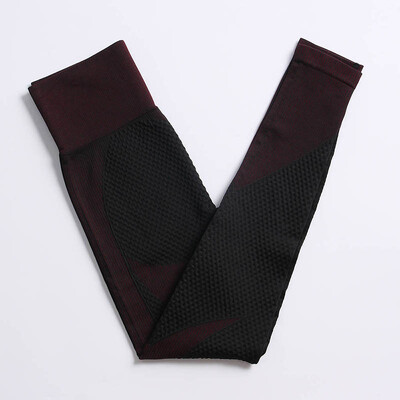 Κοντή μπάρα χωρίς ραφές Γυναικείο Σετ Γιόγκα Προπόνηση Αθλητικά Ρούχα Γυμναστικής Γυμναστική Μακρυμάνικο Κολάν Ψηλόμεσο Αθλητικά Κοστούμια