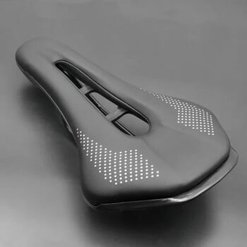 Pu Leather Road Mtb Bike Saddle Аксесоари Bike Saddle Road Steel Rail Планински велосипед Възглавница за мъже Неплъзгаща се мека