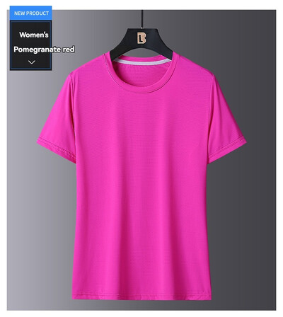 Νέο μονόχρωμο κοντομάνικο μπλουζάκι για ζευγάρια, Casual Sports, Fashion Trend Γυναικείο κοντό μπλουζάκι για τρέξιμο σε εξωτερικούς χώρους