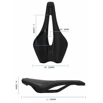 EC90 ново MTB Road Bike Saddle Racing Seat отговаря на ергономичния дизайн Ударопоглъщаща удобна Cr-mo седалка Свръхлеко седло