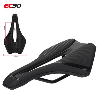 EC90 ново MTB Road Bike Saddle Racing Seat отговаря на ергономичния дизайн Ударопоглъщаща удобна Cr-mo седалка Свръхлеко седло