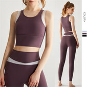 Γυναικεία φόρμα γυμναστικής γιόγκα 2 τεμ.