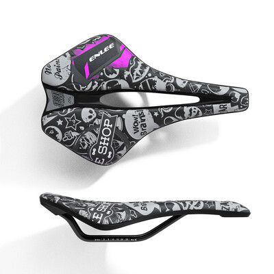 ENLEE Σέλα καθίσματος ποδηλάτου MTB Σέλα ποδηλάτου δρόμου ποδήλατο βουνού αγωνιστική σέλα PU αναπνεύσιμο μαλακό κάθισμα εργονομικό μαξιλάρι