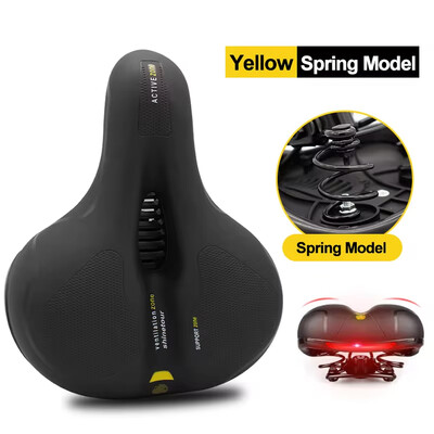 Κοίλη σέλα ποδηλάτου Αναπνεύσιμη σέλα ποδηλάτου δρόμου Unisex Άνετο κάθισμα ποδηλάτου με απορρόφηση κραδασμών Big Butt Seat Bike Universal