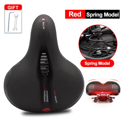 Κοίλη σέλα ποδηλάτου Αναπνεύσιμη σέλα ποδηλάτου δρόμου Unisex Άνετο κάθισμα ποδηλάτου με απορρόφηση κραδασμών Big Butt Seat Bike Universal