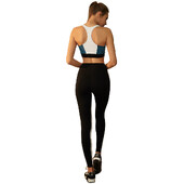 LUKITAS Fitness Yoga Suit Sportswear 2PCS Σετ Σουτιέν+Παντελόνι γυμναστική Προπόνηση τρεξίματος Σετ γιόγκα Αθλητική στολή Αθλητικό σουτιέν Αθλητικό κολάν