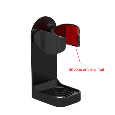 Vonios skutimosi stovo prie sienos tvirtinamas skutimosi peiliuko laikiklis Elektrinis dantų šepetėlio laikiklis Vietą taupantis be pėdsakų dantų šepetėlio laikiklis