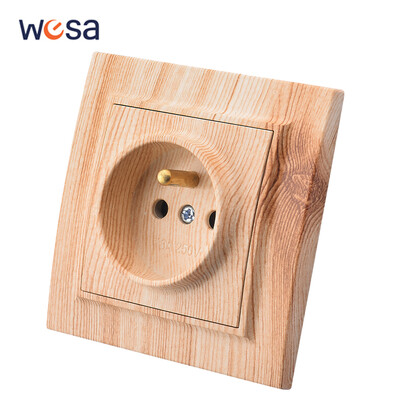 WESA boja u spreju za drvo Dvostruka USB utičnica za struju 2.1A Utičnica za uzemljenje EU standarda Zidna utičnica Plastika otporna na vatru