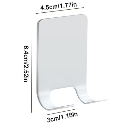 Skustuvo laikiklis, vandeniui atsparus, lipnus, tvirtas lazdelė ant sieninių kabliukų Skustuvo laikiklis dušo rankšluosčių drabužių durelių kabliukai virtuvei