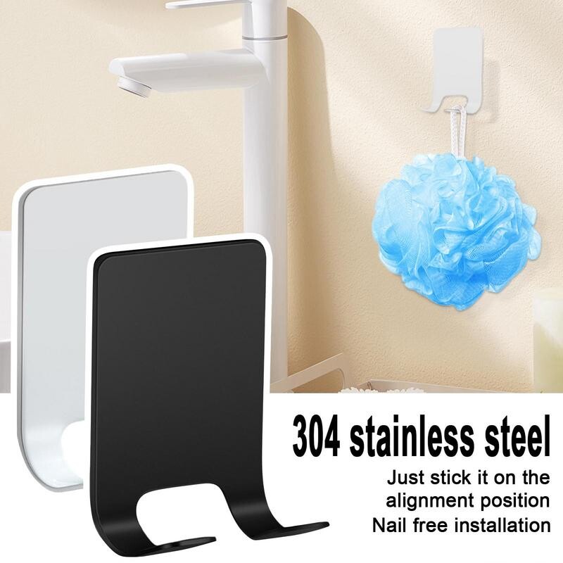 Skustuvo laikiklis, vandeniui atsparus, lipnus, tvirtas lazdelė ant sieninių kabliukų Skustuvo laikiklis dušo rankšluosčių drabužių durelių kabliukai virtuvei