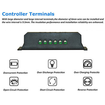 Solar Charge Controller 12V/24V PWM 20A with Adjustable LCD Display Timer Setting for Wholesale mmpt solar controller