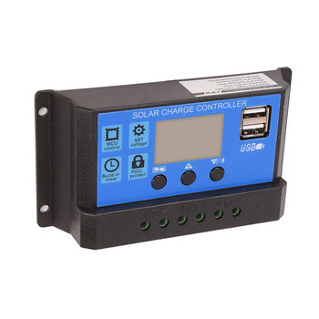 Solar Charge Controller 12V/24V PWM 20A with Adjustable LCD Display Timer Setting for Wholesale mmpt solar controller