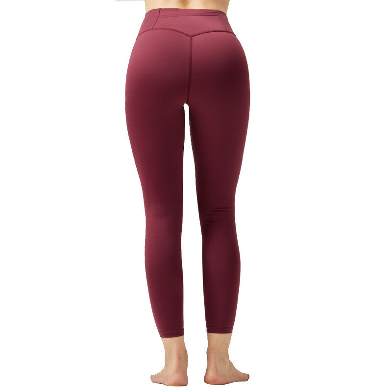 Jogas Bikses Sieviete Fitnesa Legingi Seksīgi atspiešanās ar augstu vidukli Neilons Ciets Blīvs Fitness Sporta zāle Zeķubikses Atlētiski Stretch Legingi