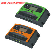 LD2024 LD3024 12V/24V 20A 30A Controler de încărcare solară Funcție LCD Port USB dublu Panou pentru celule solare Regulator de încărcare a bateriei PWM