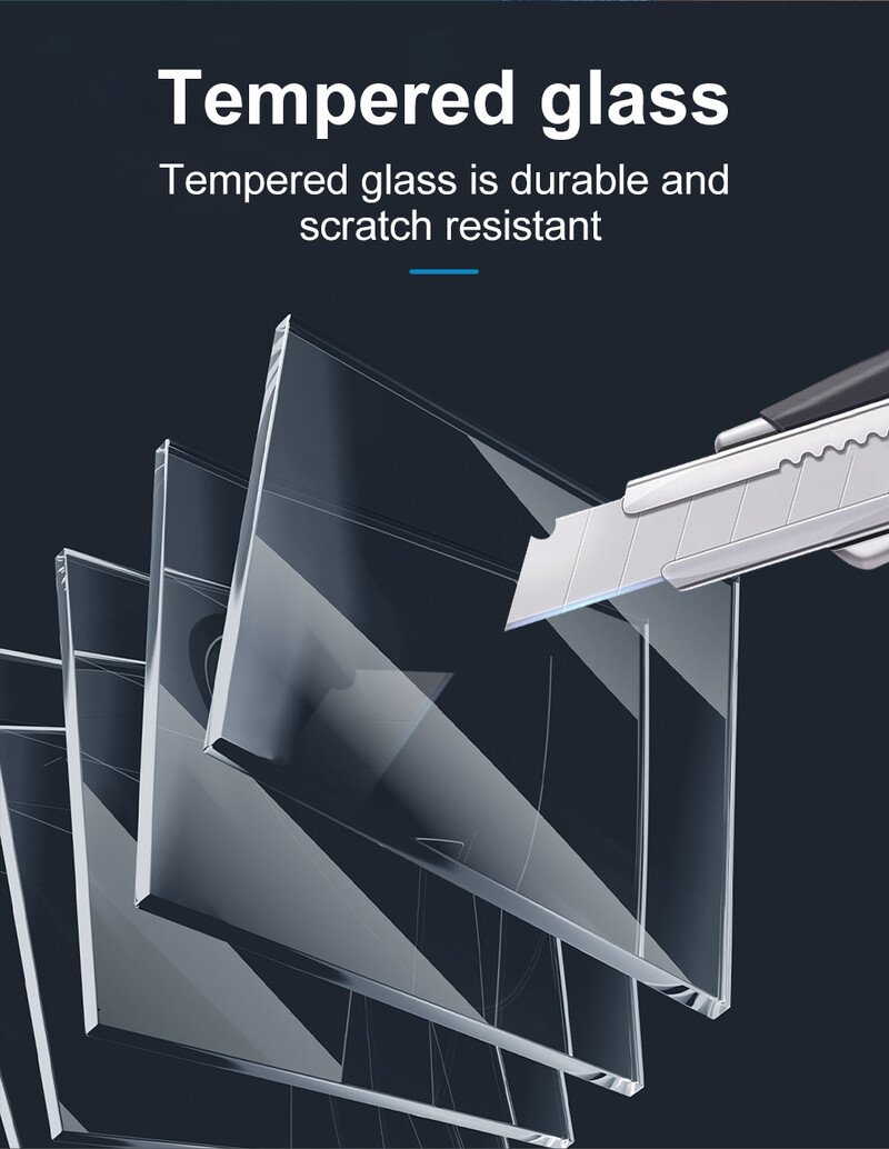 SRAN EU utičnica s USB punjenjem type-c 5V 2A Prekidač svjetla s gumbom 2-struke 1/2-krake staklene utičnice Standardno uzemljenje