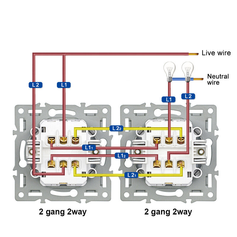 SRAN EU utičnica s USB punjenjem type-c 5V 2A Prekidač svjetla s gumbom 2-struke 1/2-krake staklene utičnice Standardno uzemljenje