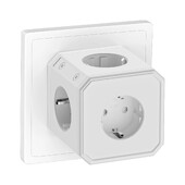 EU utikač Power Strip Cube s 5 AC utičnica Adapter s više utičnica 250 V 16 A 4000 W Električna utičnica za kućni ured ili putovanja