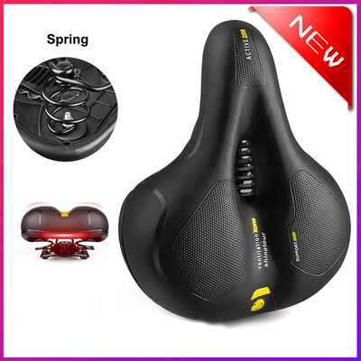 Sjedalo bicikla, udoban i prozračan jastuk za sjedalo bicikla, vodootporan s dvostrukim amortiziranjem za MTB brdski cestovni bicikl