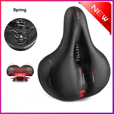 Sjedalo bicikla, udoban i prozračan jastuk za sjedalo bicikla, vodootporan s dvostrukim amortiziranjem za MTB brdski cestovni bicikl