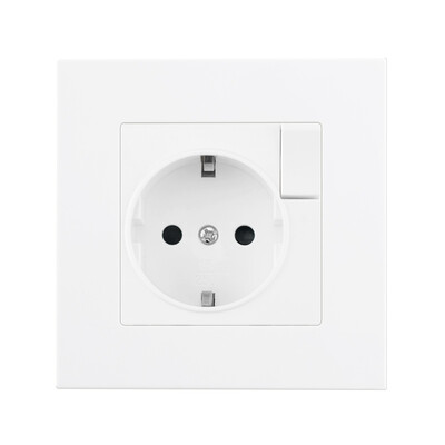 Zidne EU utičnice, utičnica za brzo punjenje tipa C, plastična/staklena ploča, 5 V 2,1 A dvostruki USB priključci EU električne utičnice, utičnice