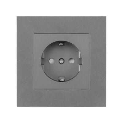 Zidne EU utičnice, utičnica za brzo punjenje tipa C, plastična/staklena ploča, 5 V 2,1 A dvostruki USB priključci EU električne utičnice, utičnice