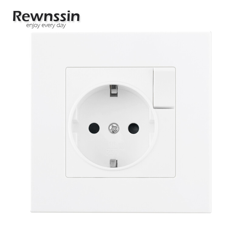 Zidne EU utičnice, utičnica za brzo punjenje tipa C, plastična/staklena ploča, 5 V 2,1 A dvostruki USB priključci EU električne utičnice, utičnice