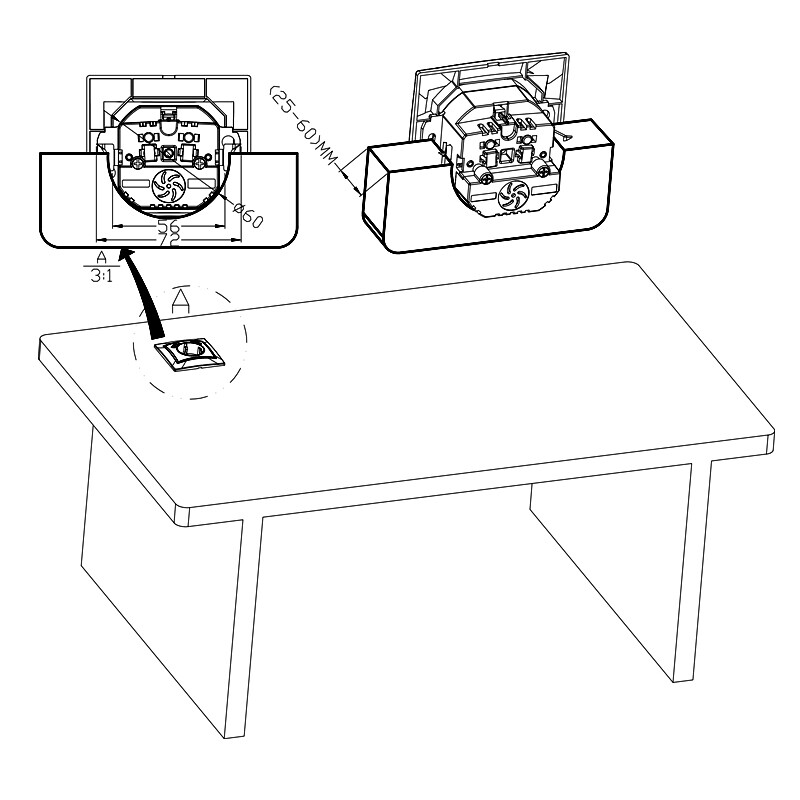 2024 nova zidna elektronička utičnica 5V2A eu standardna utičnica s dvostrukim kućnim usb utikačem punjač utičnica s usb A7