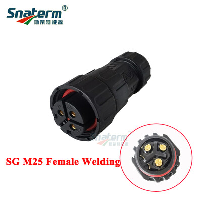 3-pinski M19 ili M25 muški/ženski konektor za SG 200-700W 800-1400W mikro mrežni inverterski kabel za napajanje