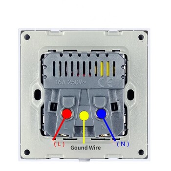 Shawader 86*86 τοίχου USB Type-C Πρίζα τροφοδοσίας Πλαστικό πάνελ Υπνοδωμάτιο Ενσωματωμένη διπλή πρίζα EU Electrical Plug AC 110V-250V/16A