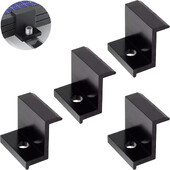 4 KOM PV modula Nosači Završne stezaljke Aluminijske legure Solarni paneli Dodaci za pričvršćivanje Pribor za pričvršćivanje fotonaponskih modula