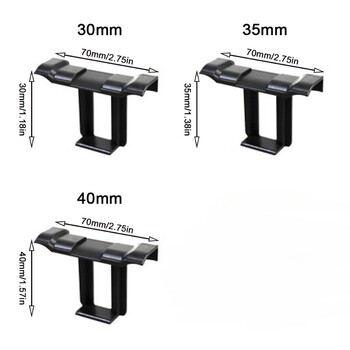 20 бр. Щипки за дренаж на вода от слънчев панел Фотоволтаичен панел Скоба за отвеждане на водата за 30/40/35/ фотоволтаични модули с рамка на слънчев панел