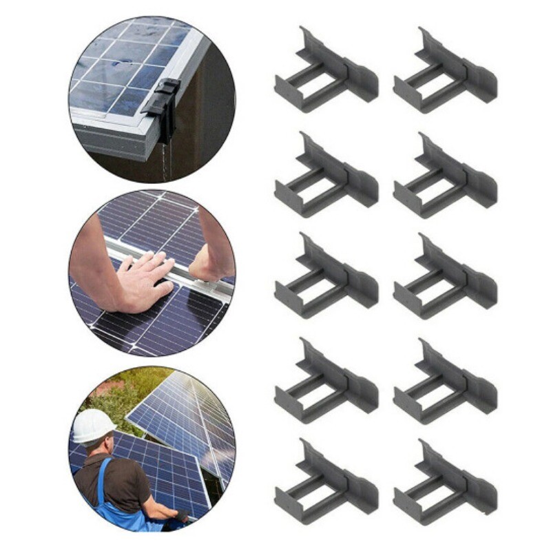 Stezaljke za odvodnju vode od solarnih panela od 20 komada Stezaljka za odvod vode s fotonaponskih panela za okvire solarnih panela 30/40/35/ PV modula