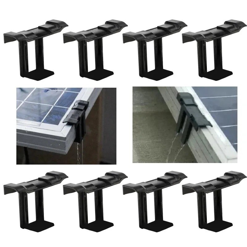 Stezaljke za odvodnju vode od solarnih panela od 20 komada Stezaljka za odvod vode s fotonaponskih panela za okvire solarnih panela 30/40/35/ PV modula