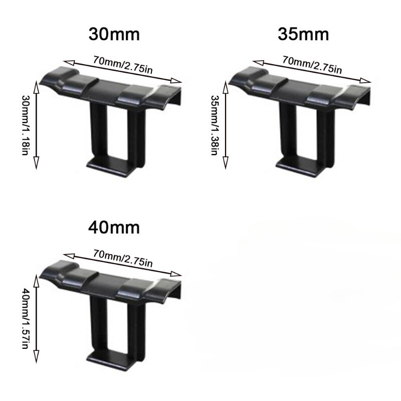 Stezaljke za odvodnju vode od solarnih panela od 20 komada Stezaljka za odvod vode s fotonaponskih panela za okvire solarnih panela 30/40/35/ PV modula