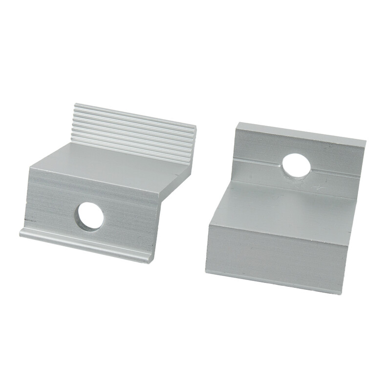 Lagana visina okvira 30 mm 32 mm Krajnja stezaljka Solarni panel Aluminijska krajnja stezaljka Visoka otpornost na koroziju Srebro