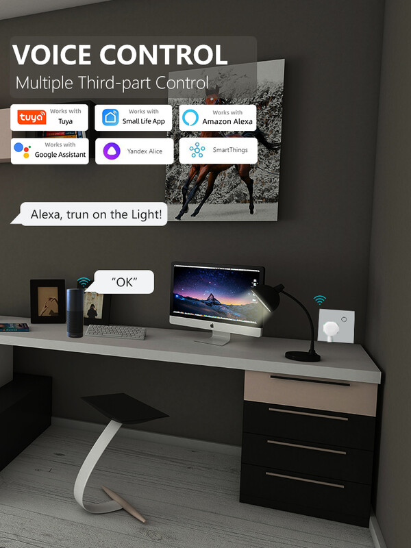 Logen WiFi Marea Britanie Priză inteligentă Program de sincronizare Priză de monitorizare a energiei din plastic Fir neutru 13A Tuya Smart Life Control Alexa 220V