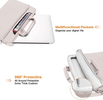 Θήκη φορητού υπολογιστή Mosiso για 13 14 15 16 17 17.3 Macbook Air Pro Dell Acer Asus Lenovo Protective Notebook Shoulder Messenger Bag