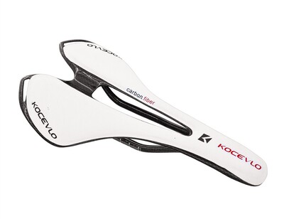 Șaua de carbon KOCEVLO T800 Fibră de carbon + Fibră de piele Scaun de șa de bicicletă MTB ultraușoară